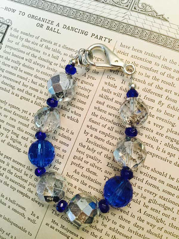 Blue and Clear AB Bracelet